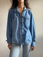 Load image into Gallery viewer, Vintage Denim Button Down Shirt

