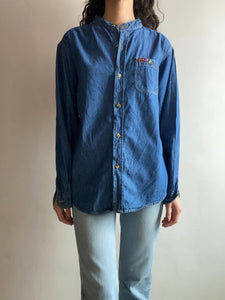 Vintage Denim Button-Down Shirt
