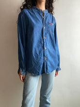 Load image into Gallery viewer, Vintage Denim Button-Down Shirt
