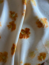 Load image into Gallery viewer, Plant Dyed Silk Pillowcase - Cosmos Flower
