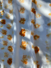 Load image into Gallery viewer, Plant Dyed Silk Pillowcase - Cosmos Flower
