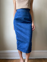 Load image into Gallery viewer, Vintage Denim Midi Skirt
