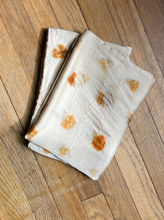 Load image into Gallery viewer, Plant Dyed Silk Pillowcase - Coreopsis Flower
